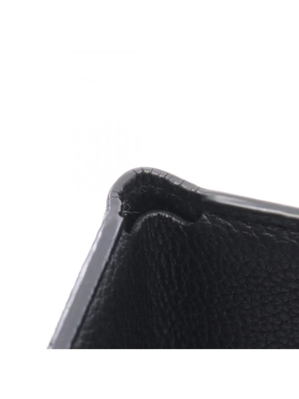 Louis Vuitton Trifold Wallet Portefeuille Lock Mini Noir Leather